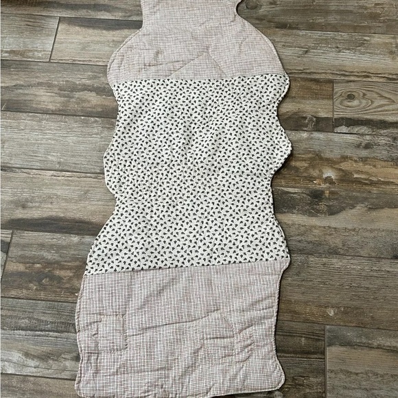 Vintage Hand Quilted Fabric c Santa Clause Wall Door Hanging Christmas  Decor - Picture 8 of 9